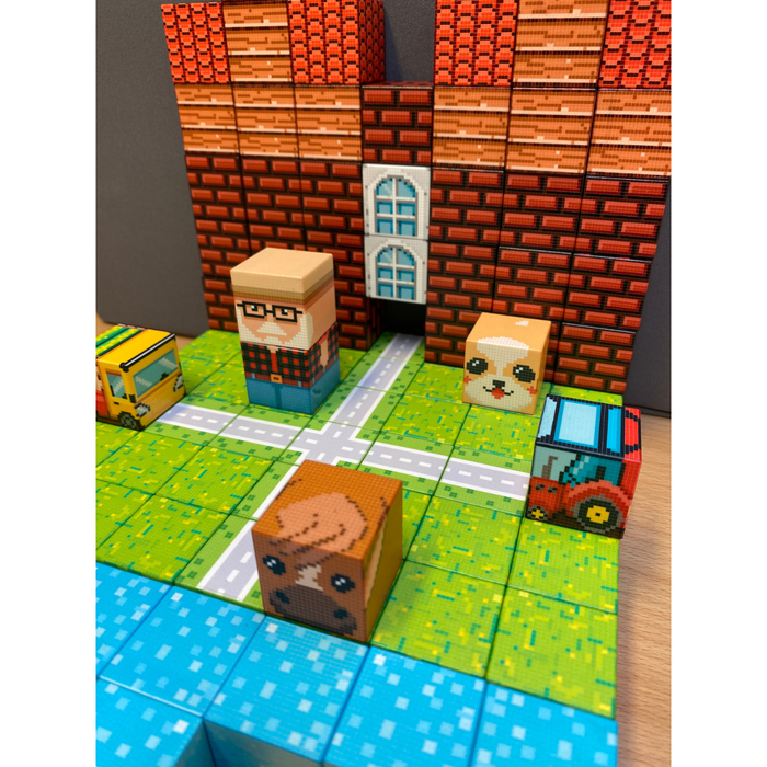 Magnetic Building Blocks - Farmyard Fun, 100 pcs