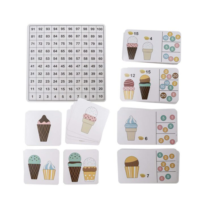 Math Ice Cream Shop, 113 pcs