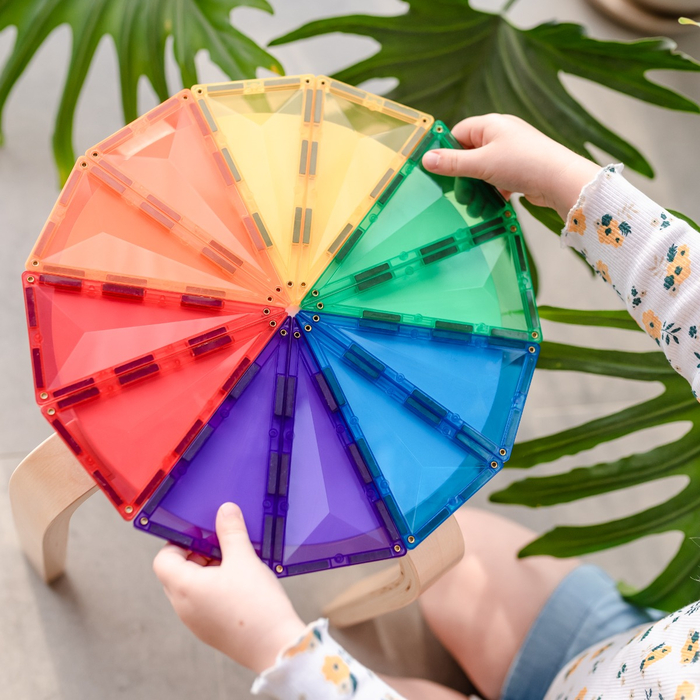 CONNETIX | Rainbow Geometry Pack, 30 pcs