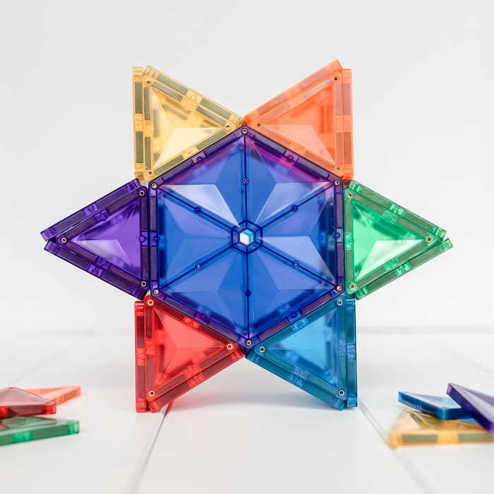CONNETIX | Rainbow Geometry Pack, 30 pcs