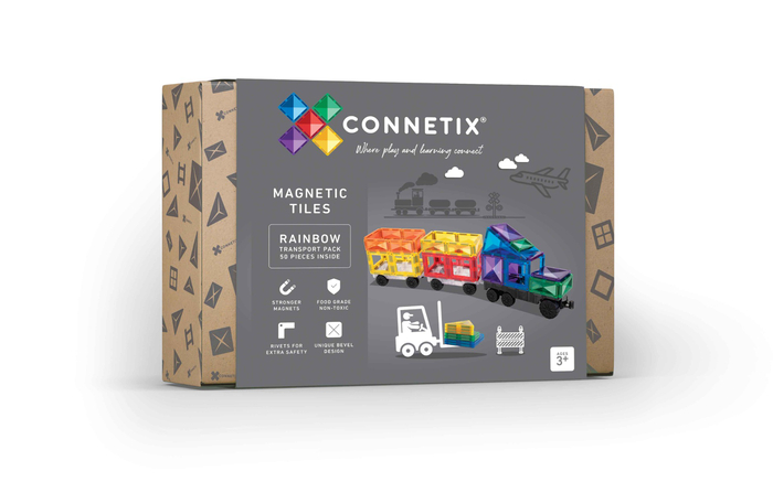 CONNETIX | Rainbow Transport Pack, 50 pcs