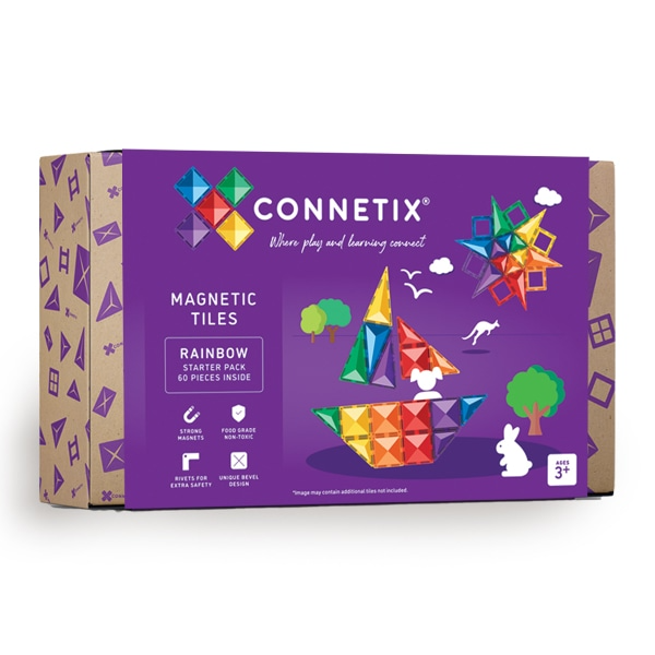 CONNETIX | Rainbow Starter Pack, 60 pcs