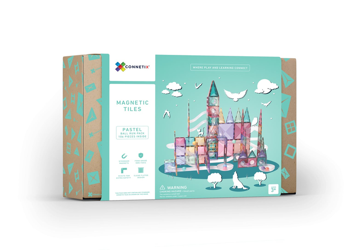 CONNETIX | Pastel Ball Run Pack, 106 pcs