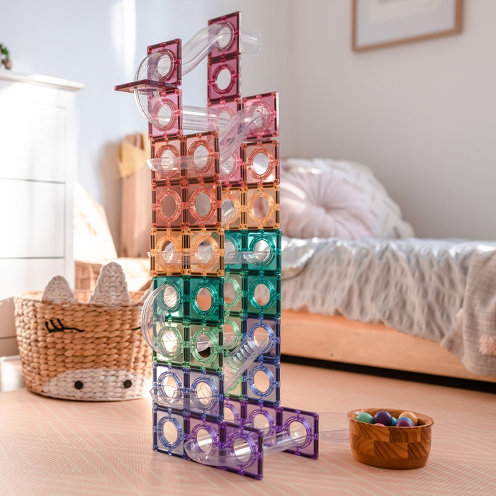 CONNETIX | Pastel Ball Run Pack, 106 pcs