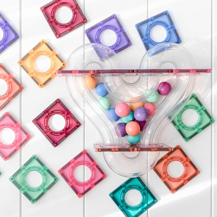 CONNETIX | Pastel Ball Run Pack, 106 pcs