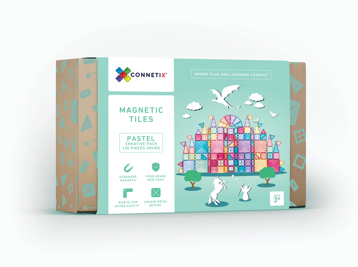 CONNETIX | Pastel Creative Pack, 120 pcs