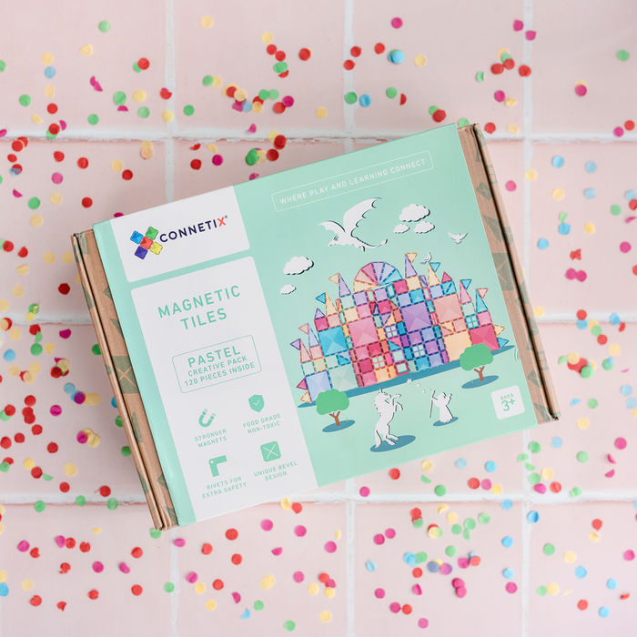 CONNETIX | Pastel Creative Pack, 120 pcs
