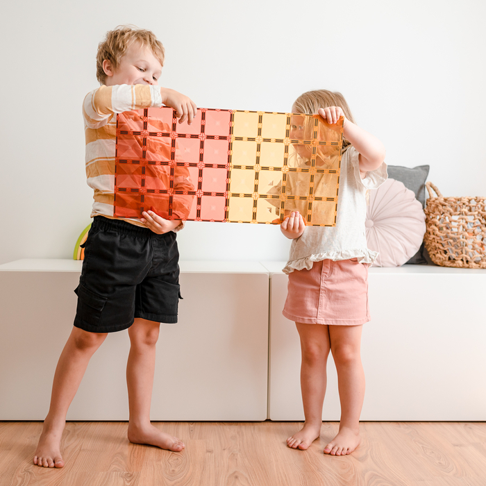 CONNETIX | Baseplates, Lemon & Peach, 2 pcs