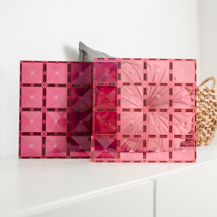 CONNETIX | Baseplates, Pink & Berry, 2 pcs