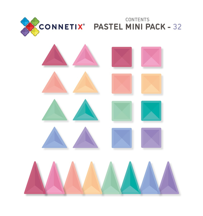 CONNETIX | Pastel Mini Pack, 32 pcs