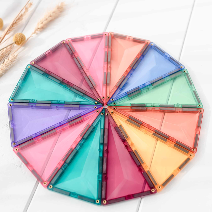CONNETIX | Pastel Geometry Pack, 40 pcs