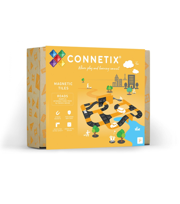 CONNETIX | Roads, Ramps & Intersections, 16 pcs