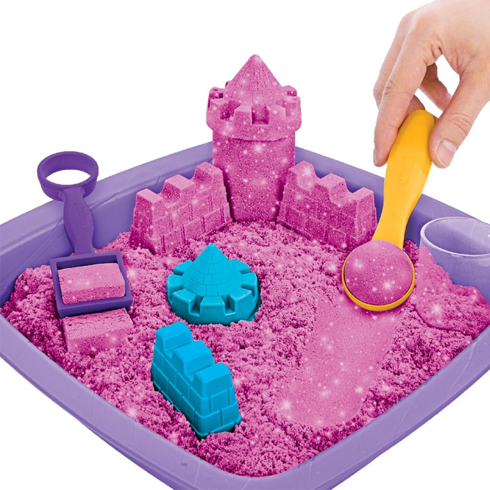 Kinetic Sand® - Sparkle Sandcastle Set, Pink