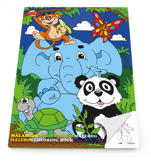 Colouring Book with Cute Animals, 36 pages