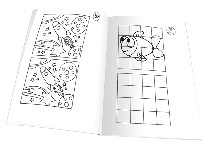 Colouring and Activity Book, 36 pages