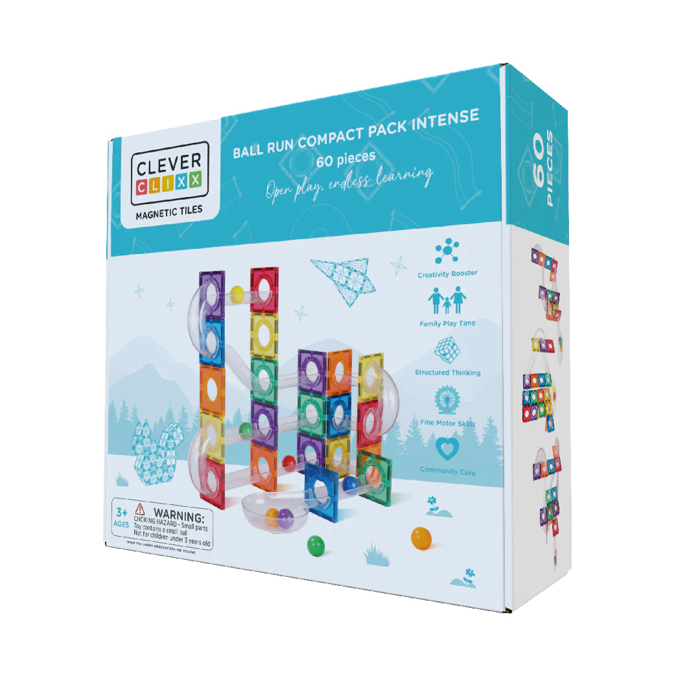 Cleverclixx | Compact Ball Run, 60 pcs