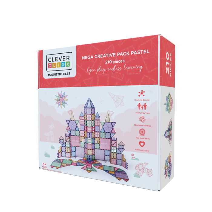 Cleverclixx | Mega Pastel Creative Pack, 210 pcs