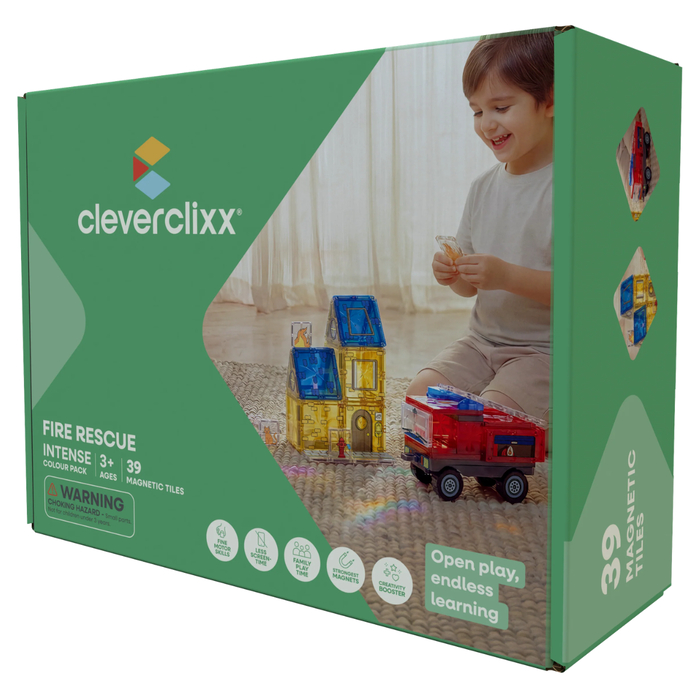 Cleverclixx | Fire Rescue Pack Intense, 39 pcs