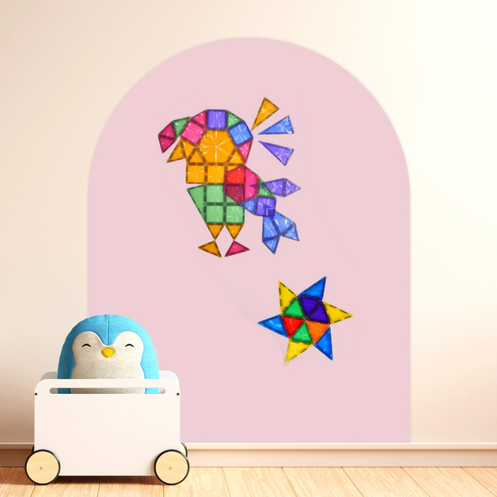 Cleverclixx | Magnetic Wall Sticker, Dream Pink