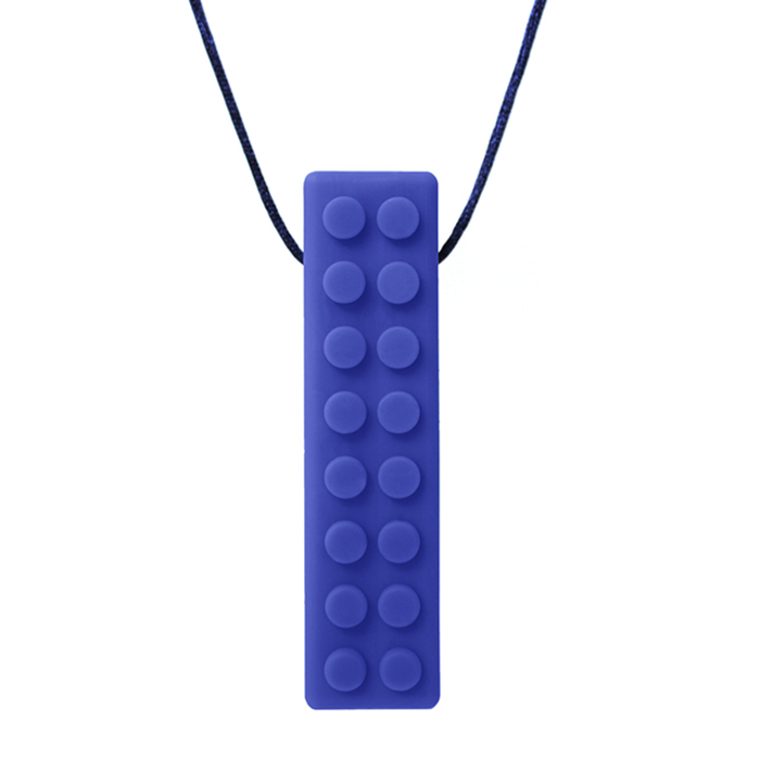 Chew Necklace, Textured Brick Pendant - Standard