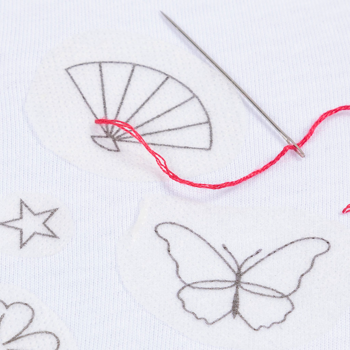 DIY Embroidery Kit - T-Shirts, 2 pcs