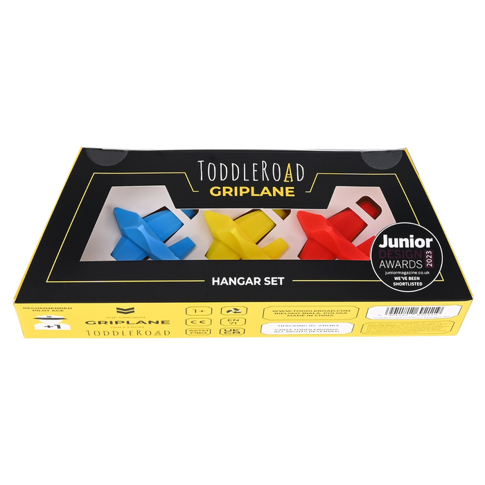 ToddleRoad Griplane Hangar Set with 3 Planes