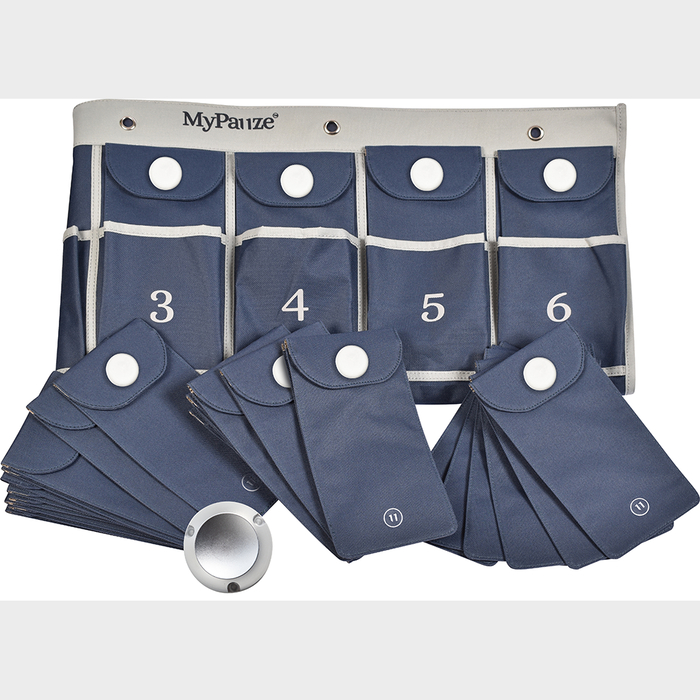 Cell Phone Holder incl. Lockable Blocker Pouches