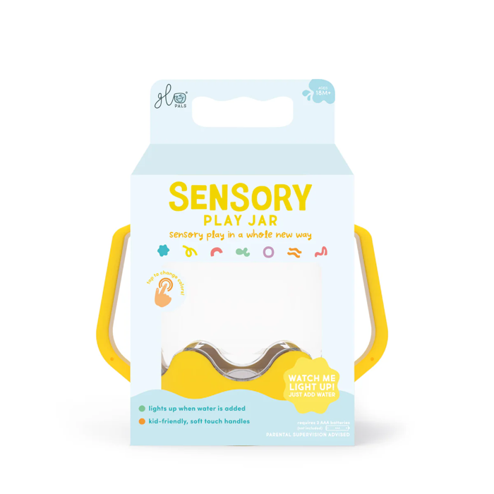 Sensory Light-Up Water Jar - Yellow