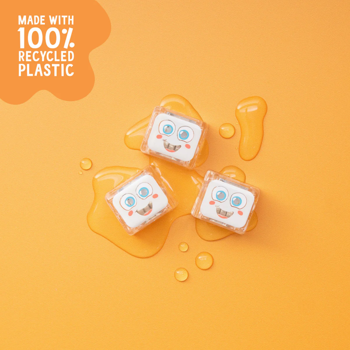 Sensory Light-Up Water Cubes - Party Pal, 4 pcs