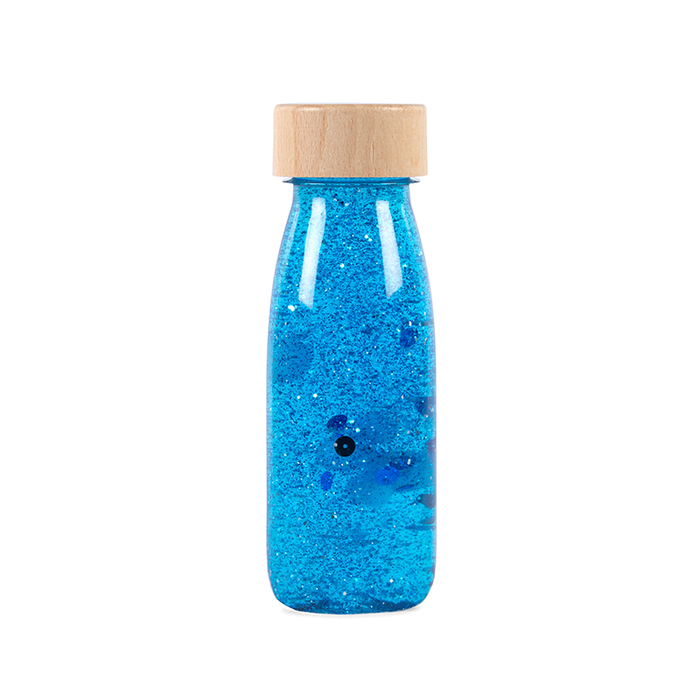 Sensory Bottle - Blue Glitter