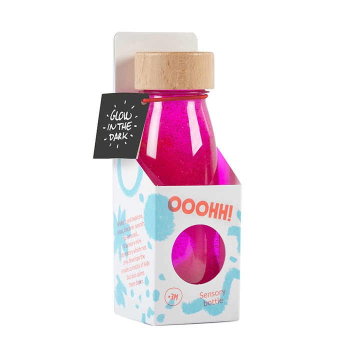 Sensory Bottle - Glow-in-the-Dark Pink