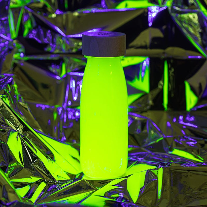 Sensory Bottle - Glow-in-the-Dark Yellow