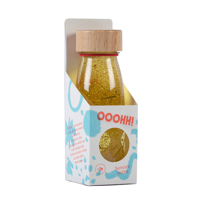 Sensory Bottle - Gold Glitter