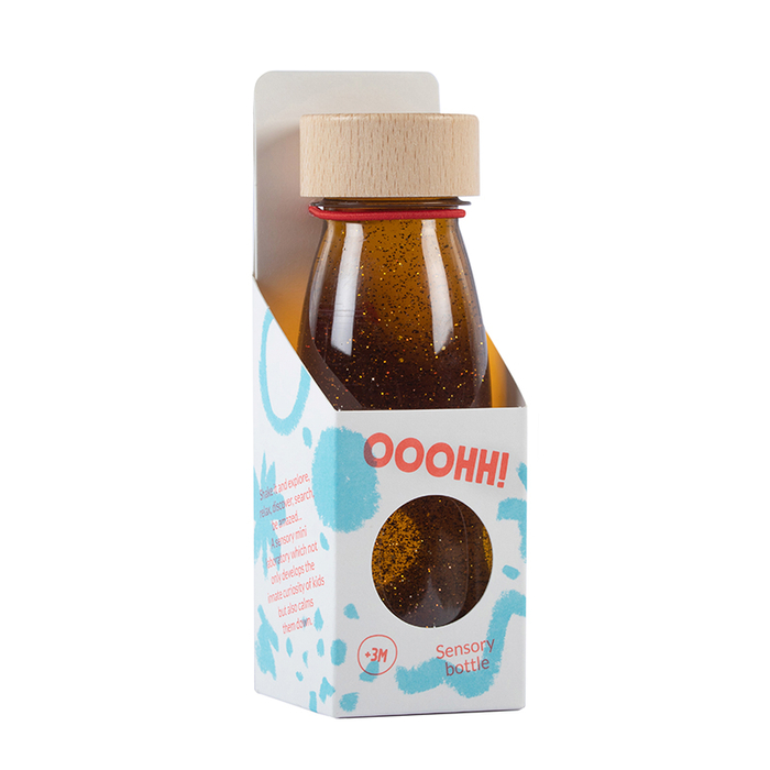 Sensory Bottle - Sienna Glitter