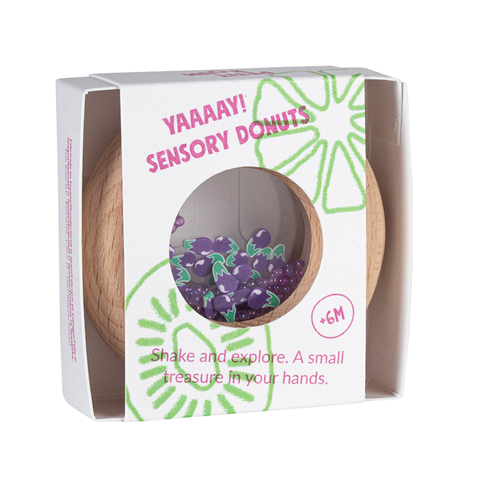 Sensory Donut Ø7 cm - Eggplants