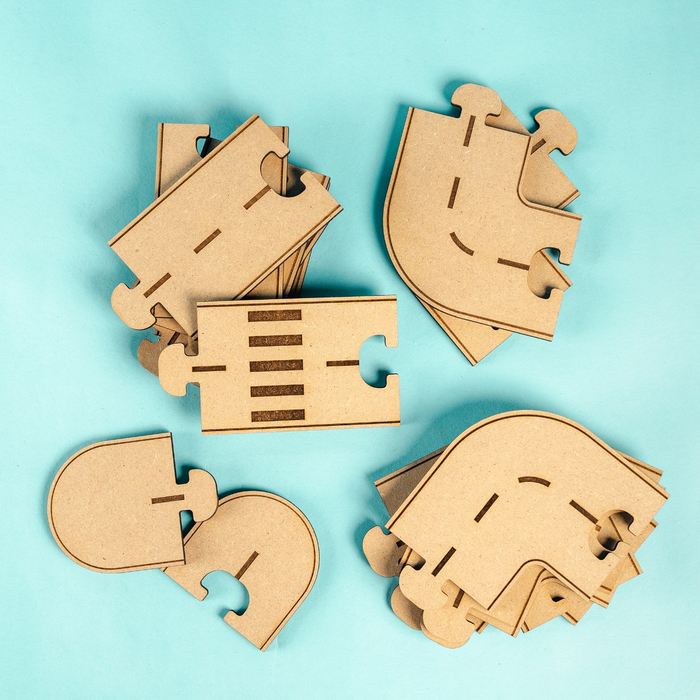 Crateit Town - Adventure Track Extension, 10 pcs