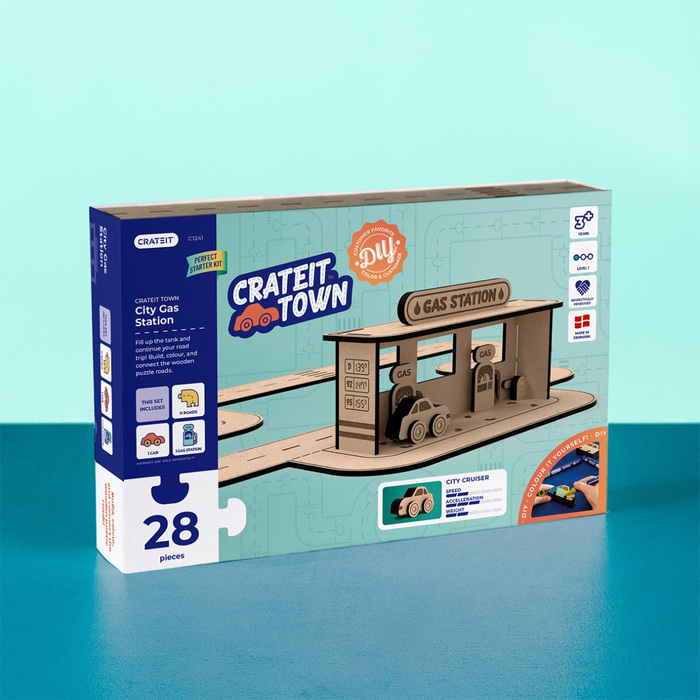 Crateit Town - City Gas Station, 28 pcs