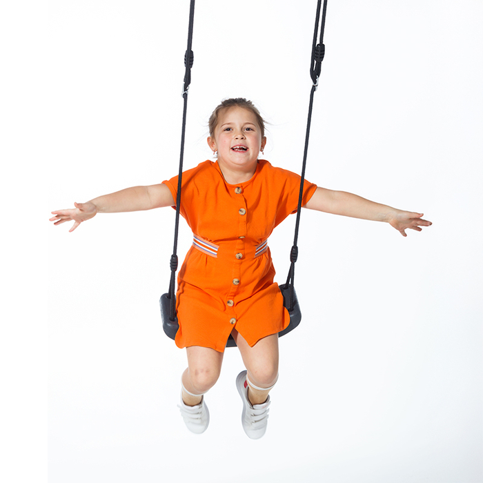 Plastic Swing - Anthracite (Black Rope)