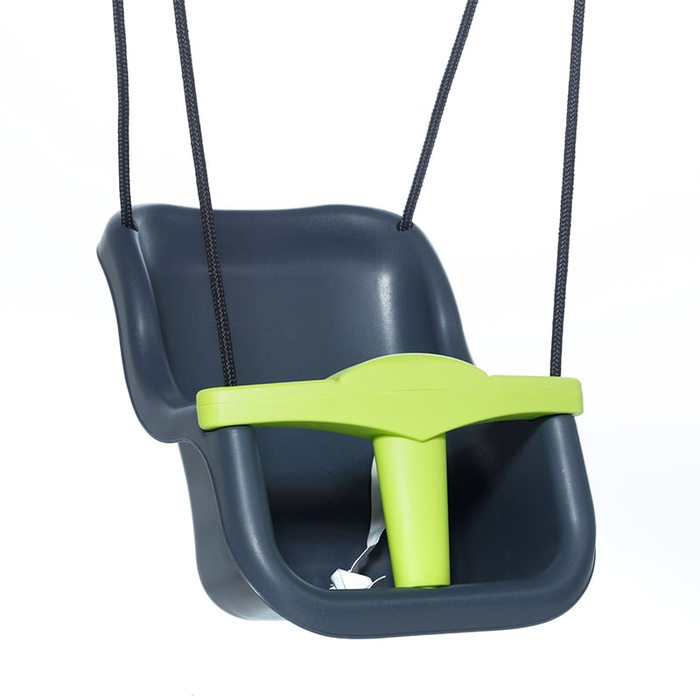 Baby Swing - Anthracite/Lime (Black Rope)
