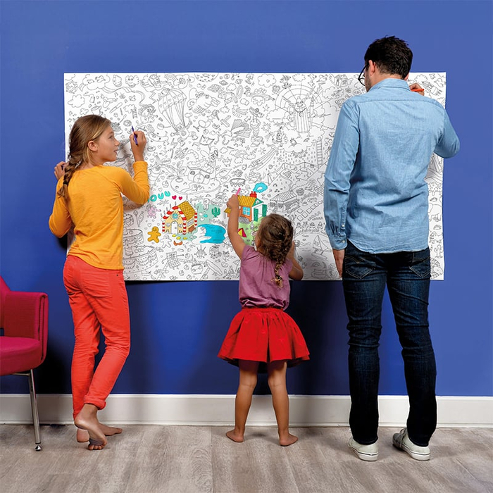 Colouring Poster XXL - Fantasy World