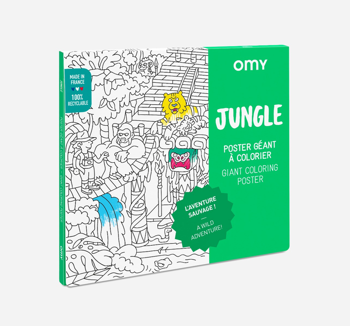 Colouring Poster - Jungle