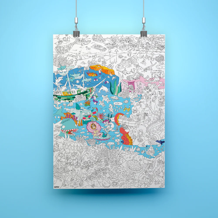 Colouring Poster - Ocean