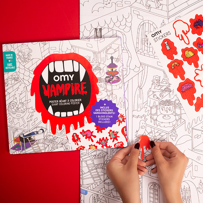 Colouring Poster - Vampire