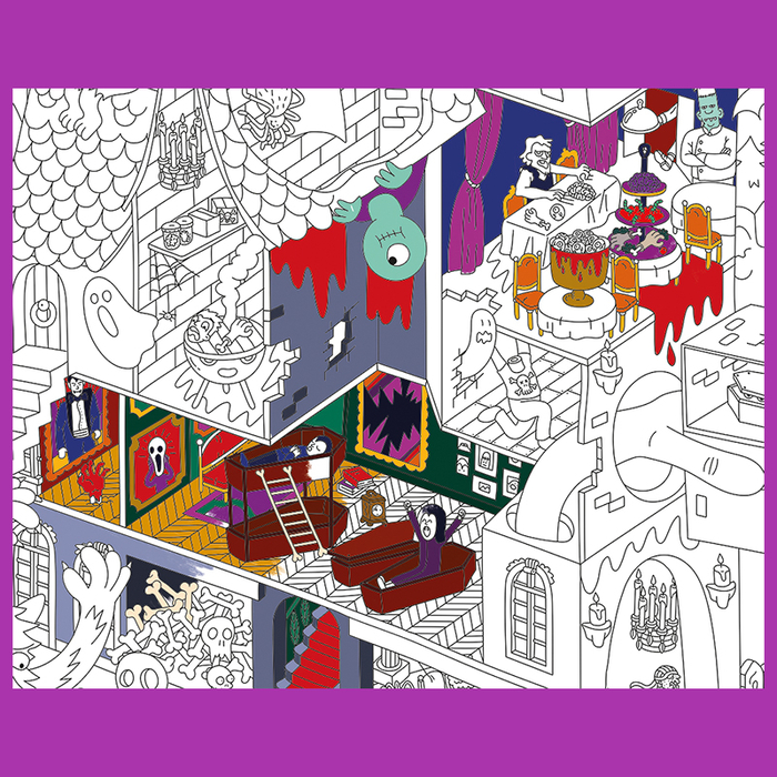 Colouring Poster - Vampire