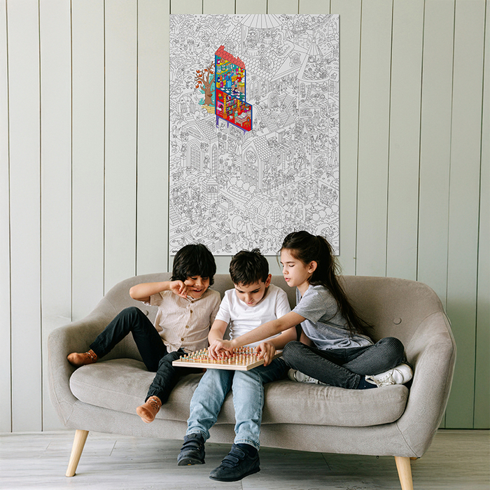 Colouring Poster - Magic College
