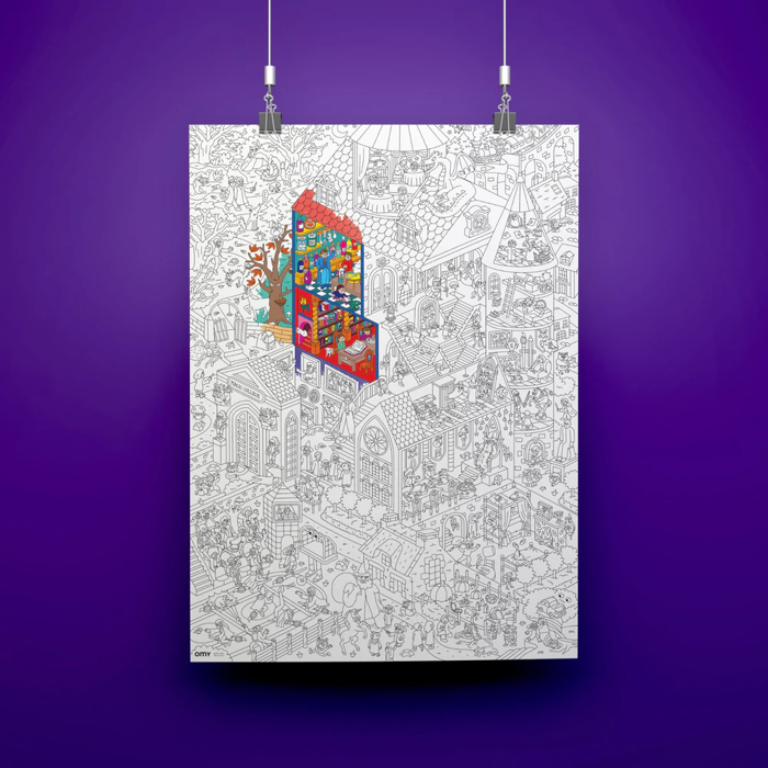 Colouring Poster - Magic College