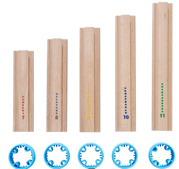 Kullerbü Accs. - Long Pillars, 5 pcs