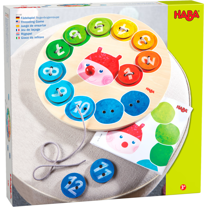 Lace and Thread Game - The Colourful Caterpillar