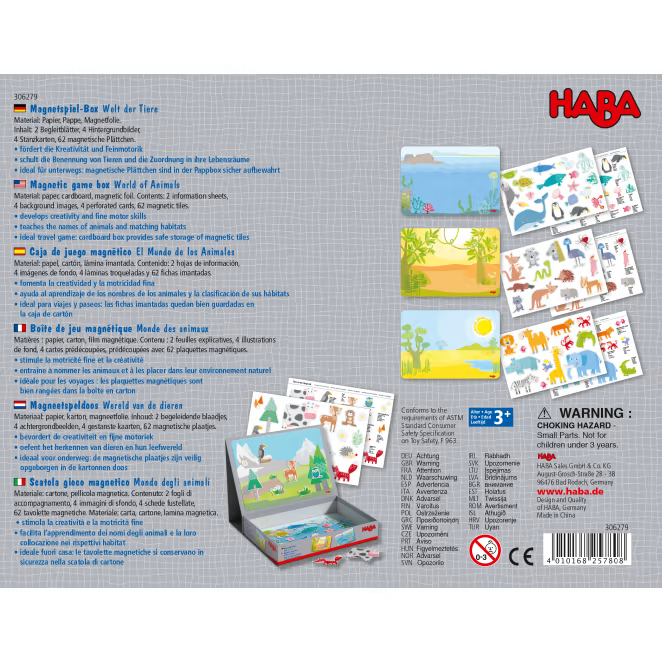 Magnetic Game - World Animals
