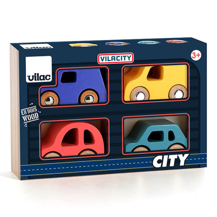 Vilacity - City Cars, 4 pcs